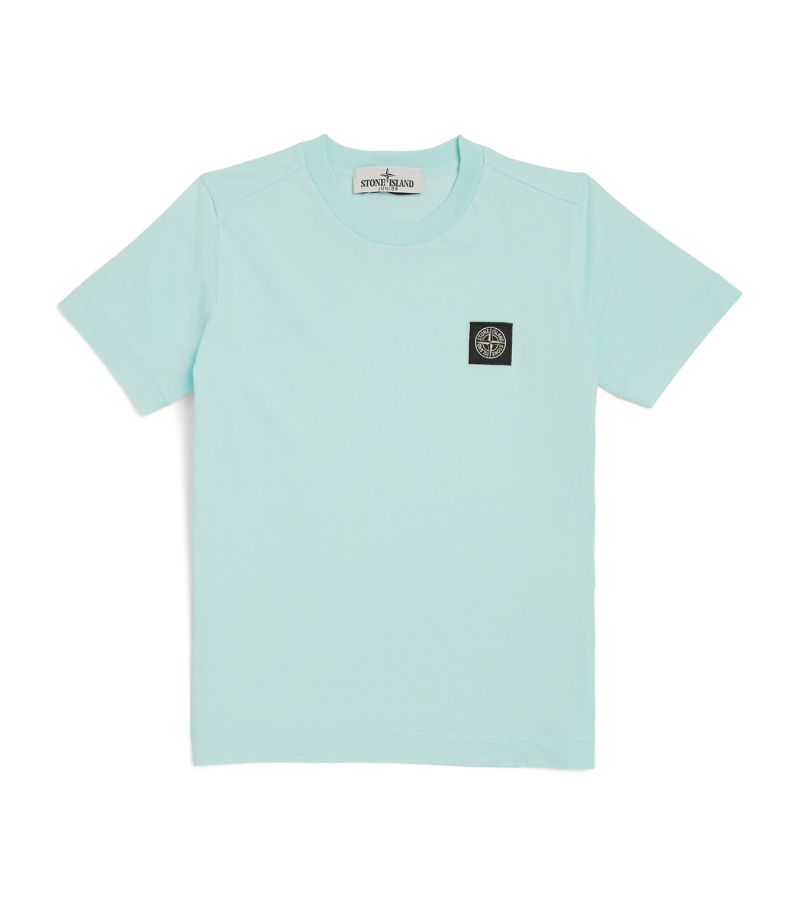 Stone Island Junior Stone Island Junior Cotton Logo T-Shirt (4-14 Years)