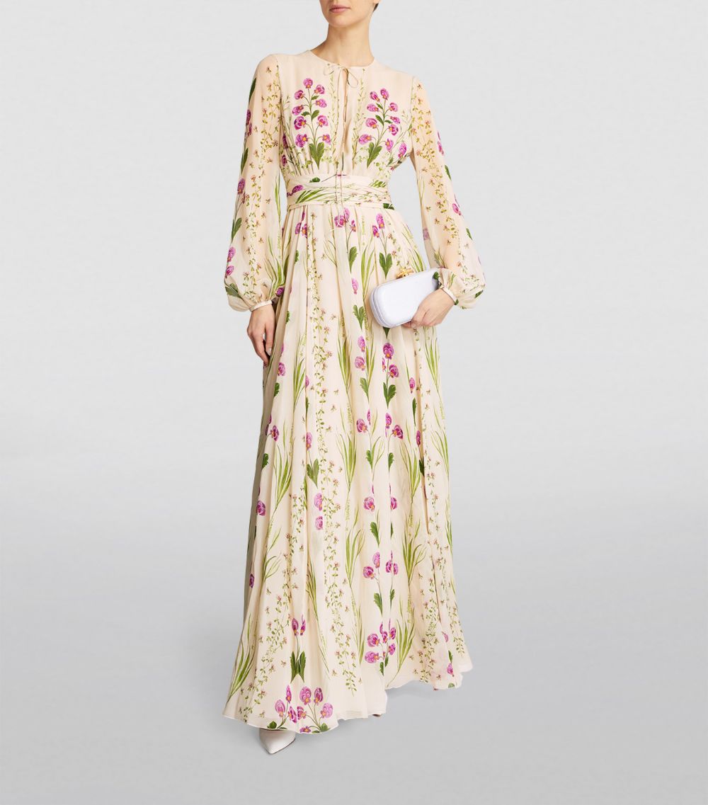 Giambattista Valli Giambattista Valli Silk Floral Maxi Dress