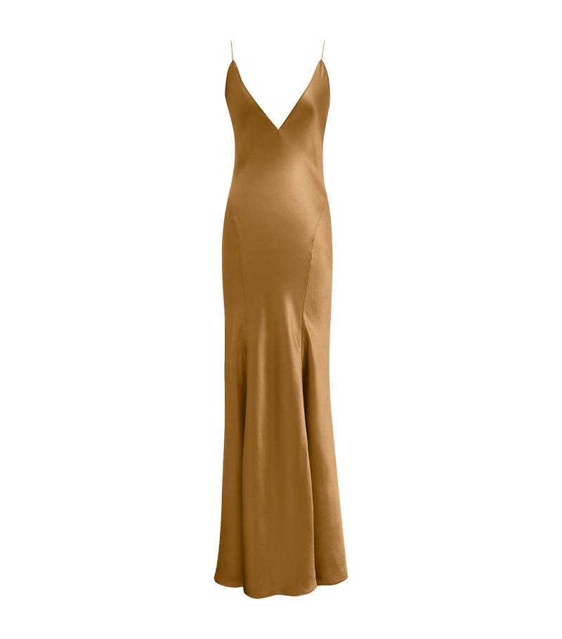 Saint Laurent Saint Laurent Silk Maxi Dress