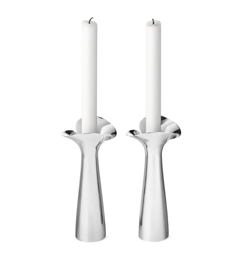 Georg Jensen Georg Jensen Bloom Botanica Candle Holders (Set Of 2)