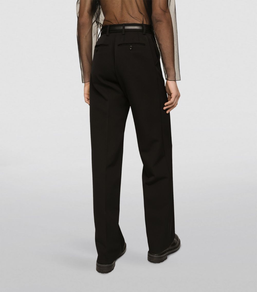 Dolce & Gabbana Dolce & Gabbana Virgin Wool Tailored Trousers