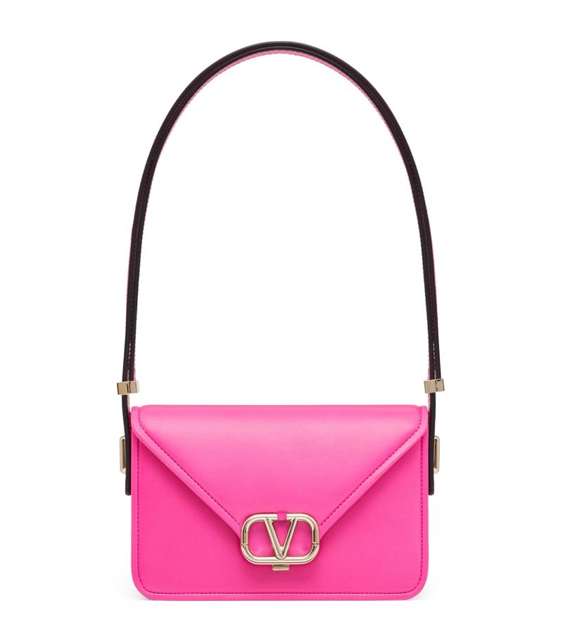 VALENTINO GARAVANI Valentino Garavani Small Leather Letter Shoulder Bag