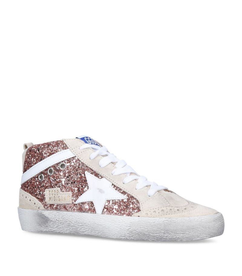 Golden Goose Golden Goose Leather Mid Star Sneakers