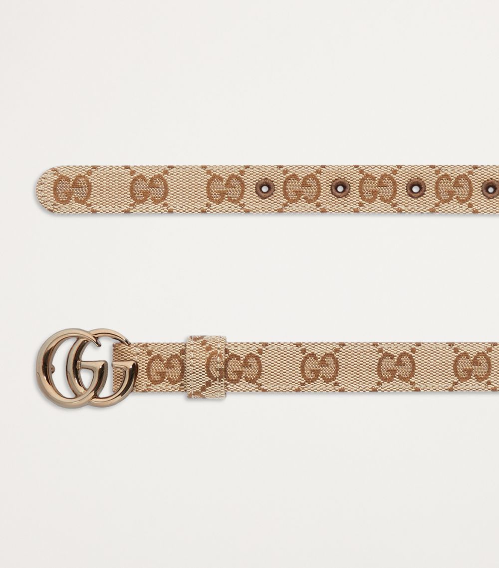 Gucci Gucci Leather Thin Marmont Belt