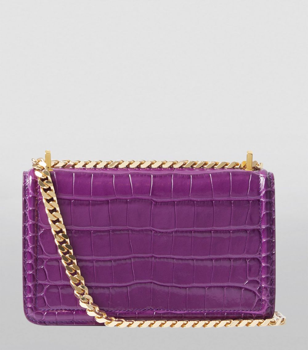 Burberry Burberry Croc-Detail Tb Cross-Body Bag