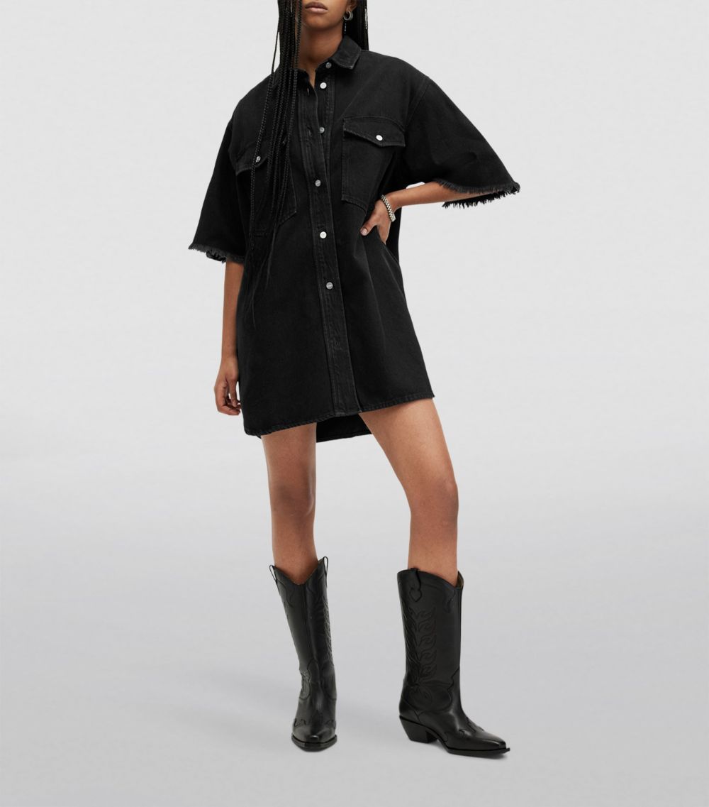 Allsaints Allsaints Denim Lily Shirt Dress