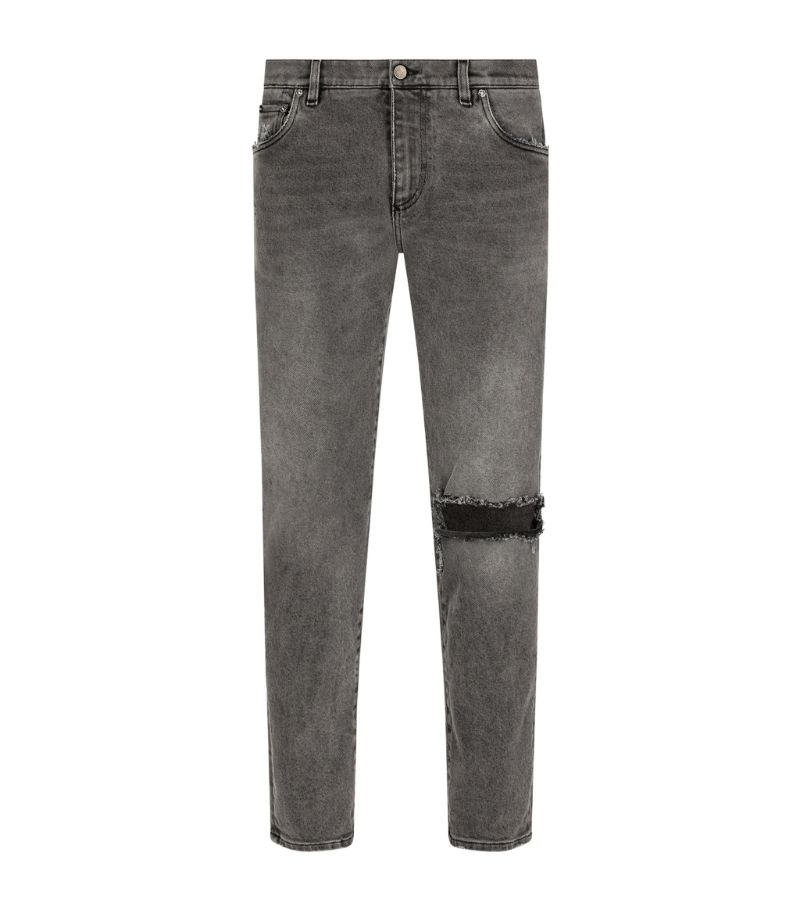 Dolce & Gabbana Dolce & Gabbana Distressed Slim Jeans