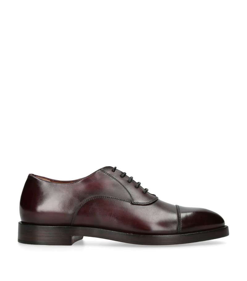 zegna Zegna Leather Torino Oxford Shoes