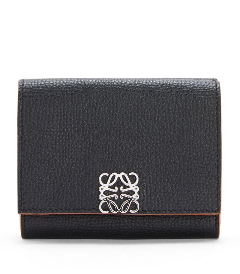 Loewe Loewe Leather Anagram Trifold Wallet