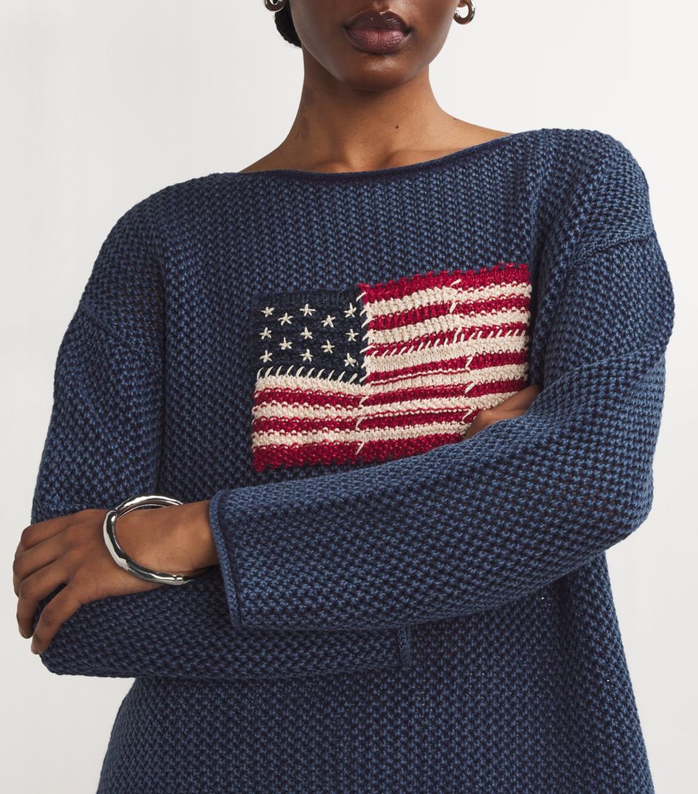 Polo Ralph Lauren Polo Ralph Lauren Cotton American Flag Sweater