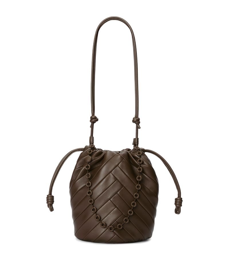 Loewe Loewe Medium Leather Flamenco Bucket Bag