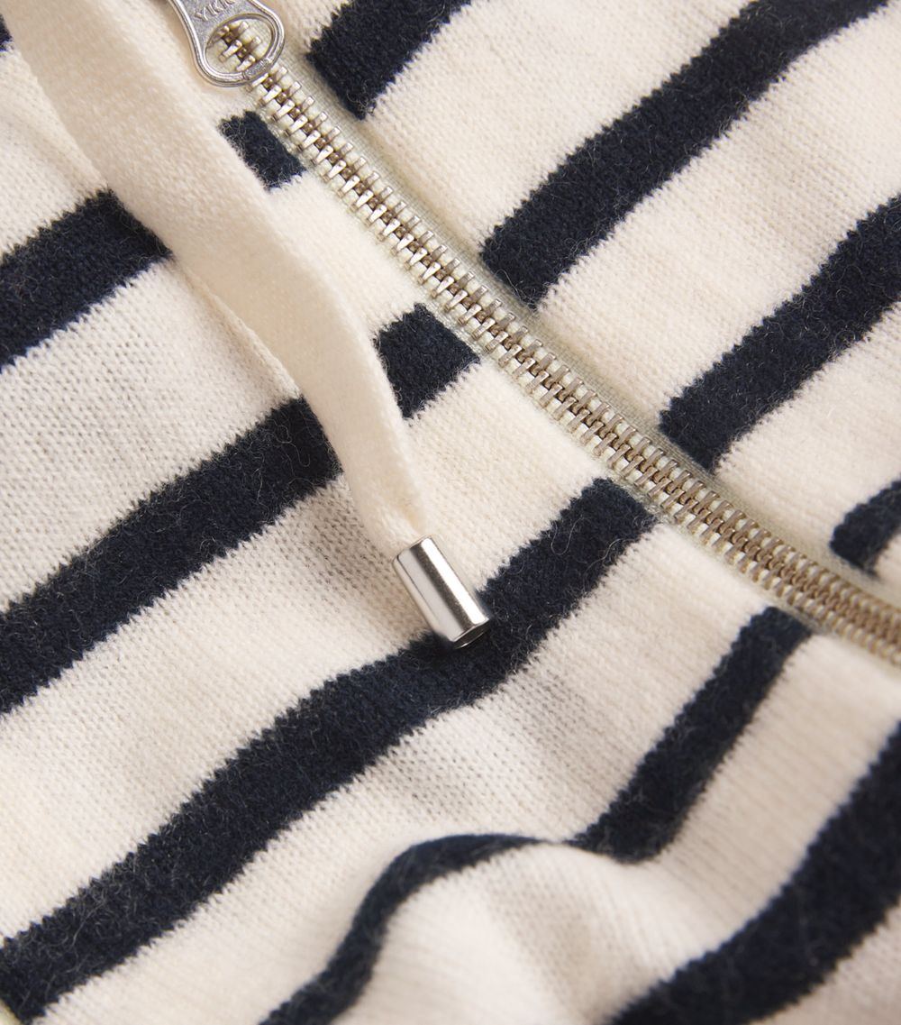 Veronica Beard Veronica Beard Wool-Cashmere Striped Jacket Dickey