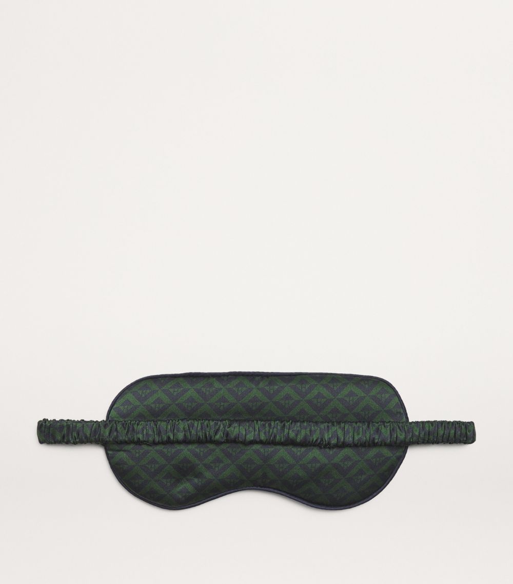 Harrods Harrods Silk Geometric Print Sleep Mask