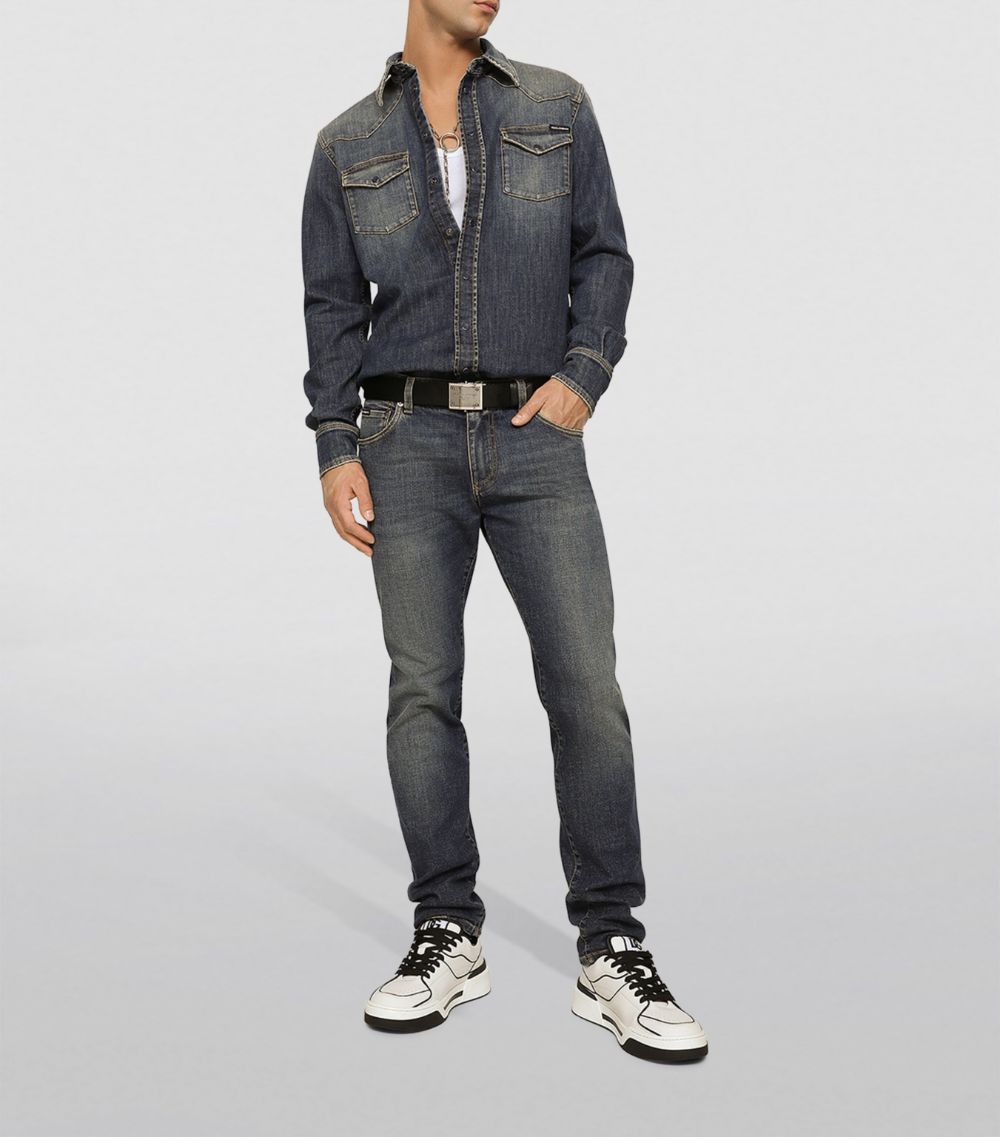 Dolce & Gabbana Dolce & Gabbana Faded Slim Jeans