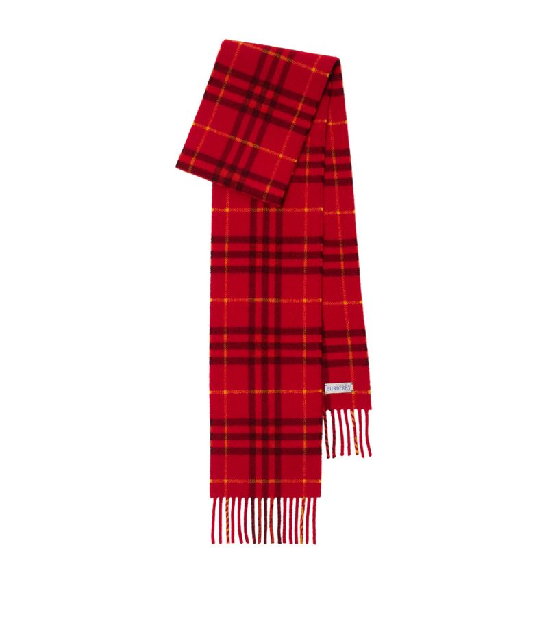 Burberry Burberry Cashmere Check Narrow Scarf