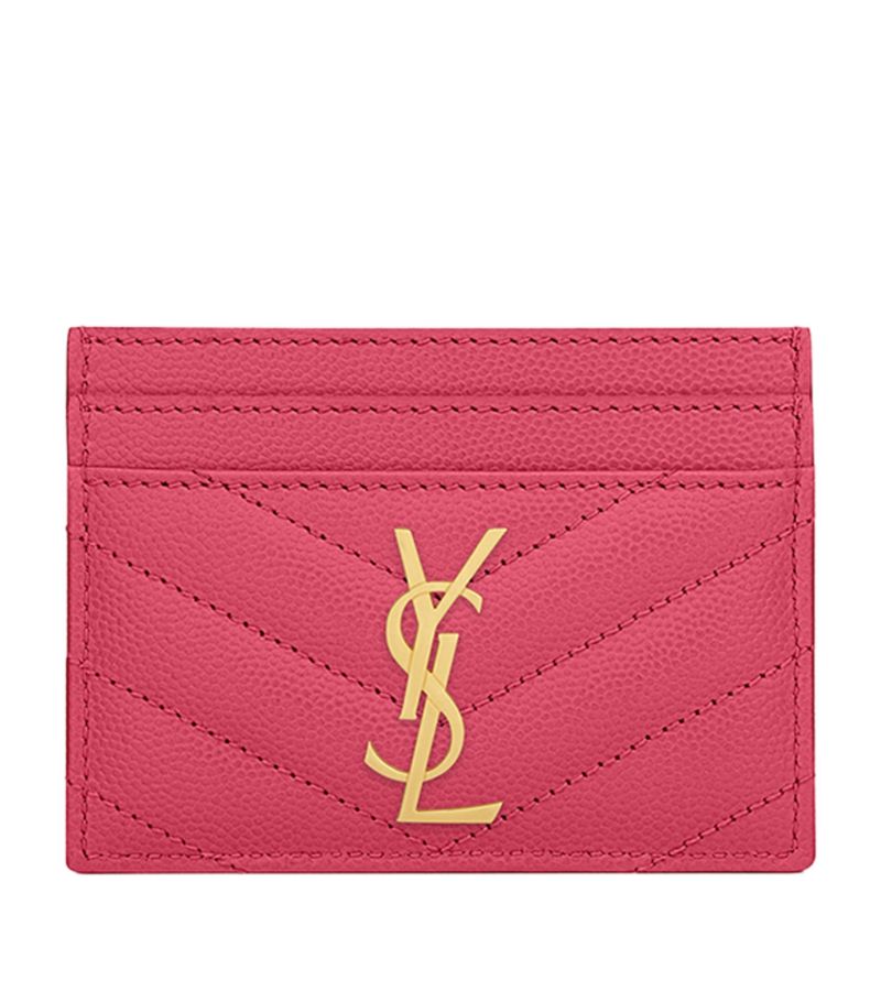 Saint Laurent Saint Laurent Monogram Matelassé Joan Card Holder