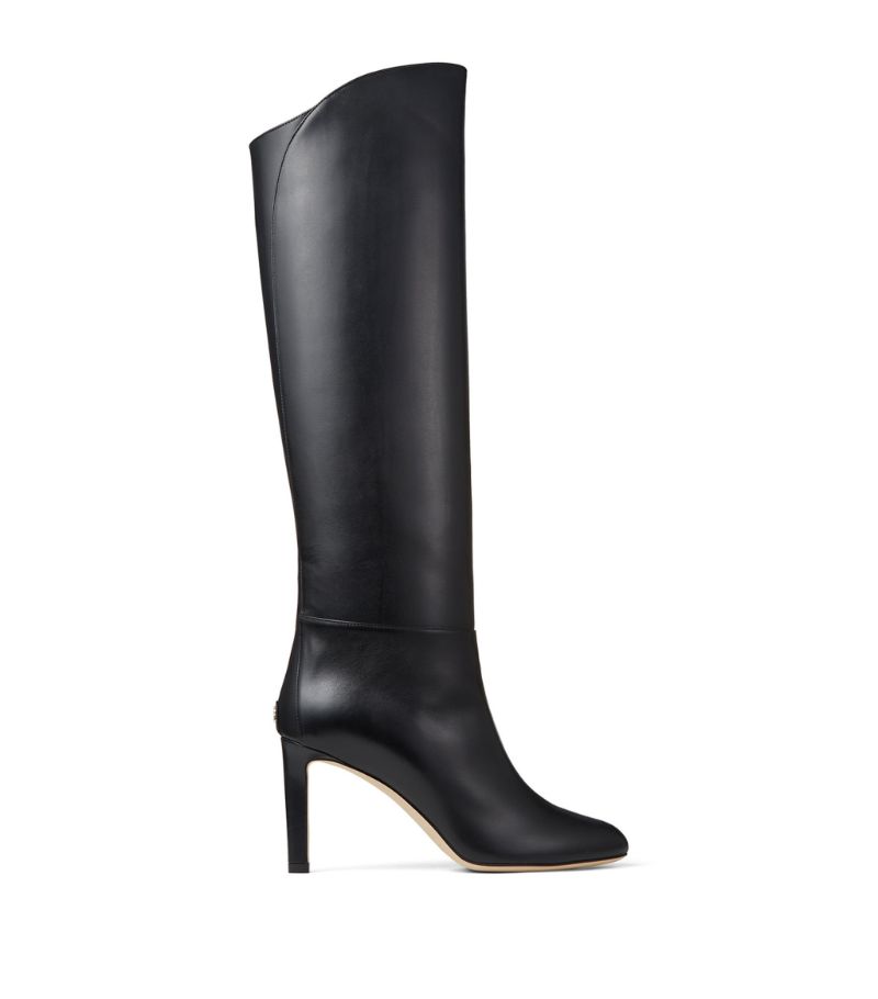 Jimmy Choo Jimmy Choo Karter 85 Leather Knee-High Boots