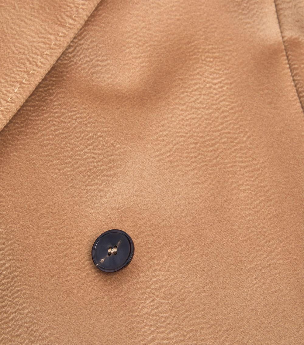 Max Mara Max Mara Faux Fur-Detail Wrap-Around Coat