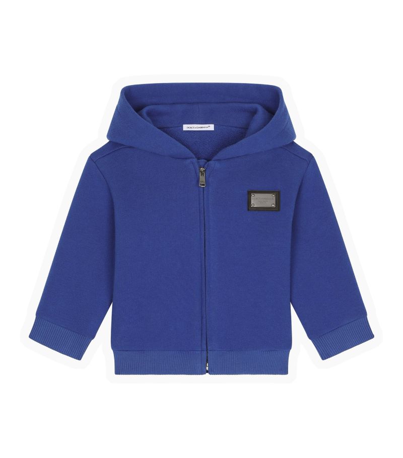 Dolce & Gabbana Dolce & Gabbana Kids Logo-Plaque Hoodie (3-30 Months)