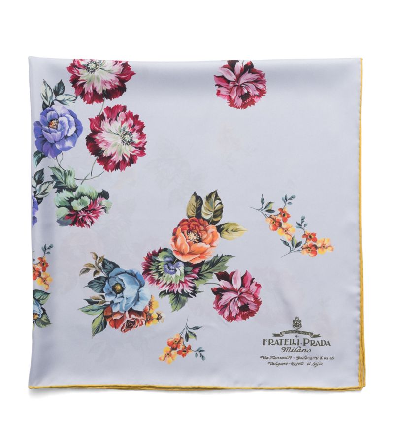 Prada Prada Silk Gardenia Square Scarf