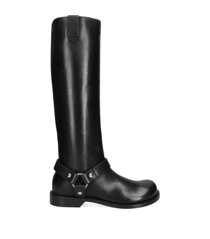 Loewe Loewe Leather Campo Biker Boots