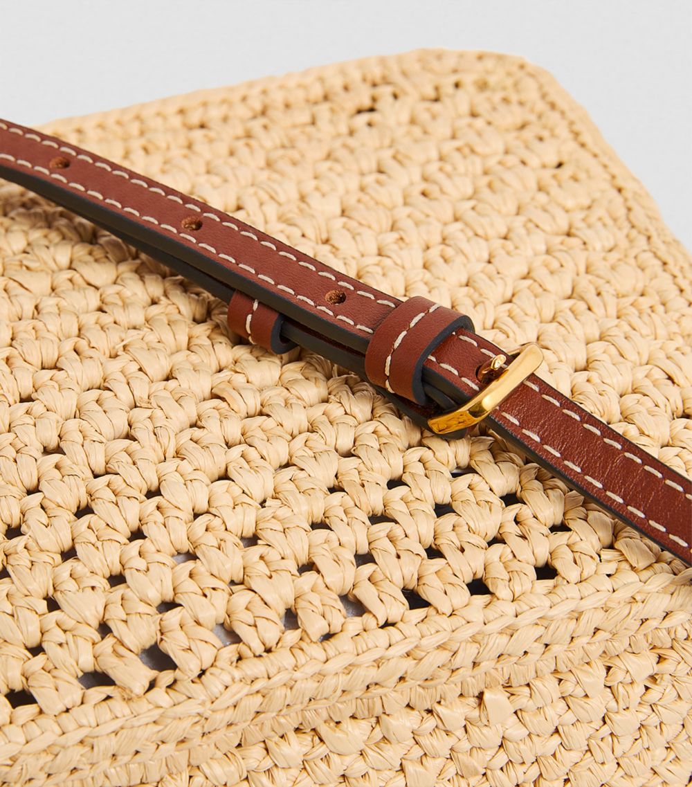 Anya Hindmarch Anya Hindmarch Raffia Eyes Cross-Body Bag