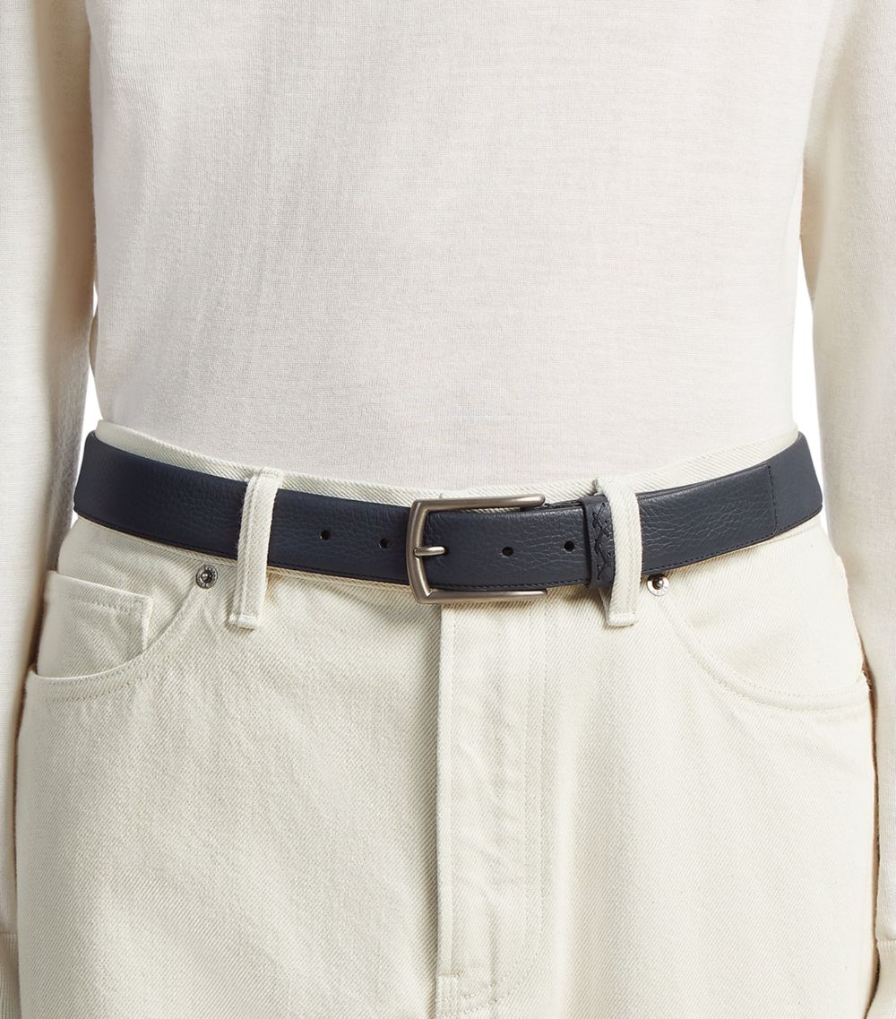 zegna Zegna Leather Belt