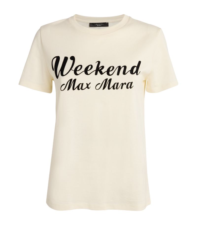 Weekend Max Mara Weekend Max Mara Cotton Logo T-Shirt