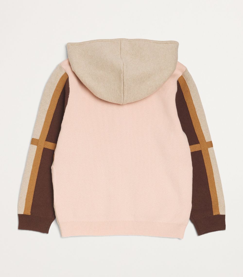 Chloé Kids Chloé Kids Cotton-Wool Colour-Block Hoodie (4-14 Years)