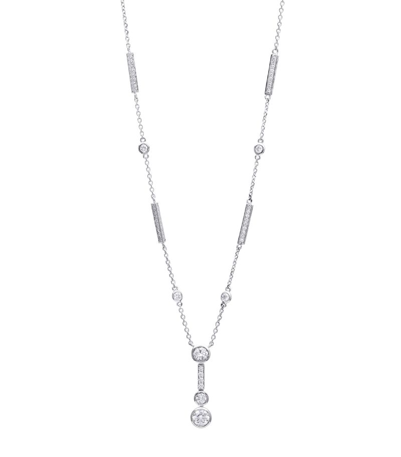 Boodles Boodles Platinum And Diamond Waterfall Necklace