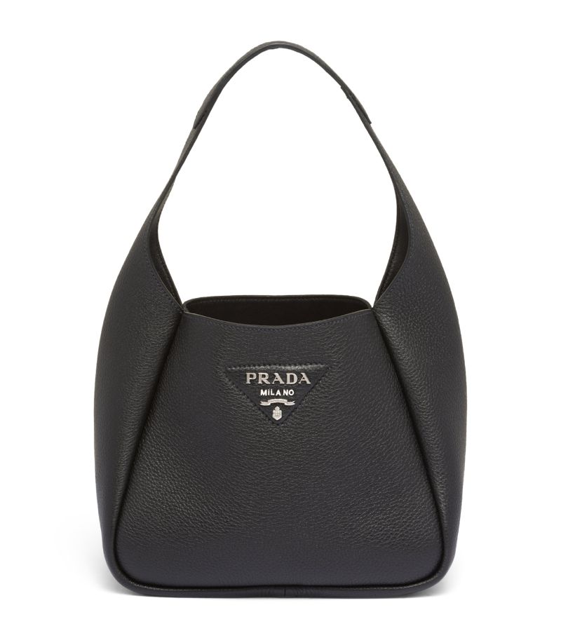 Prada Prada Small Leather Bucket Bag