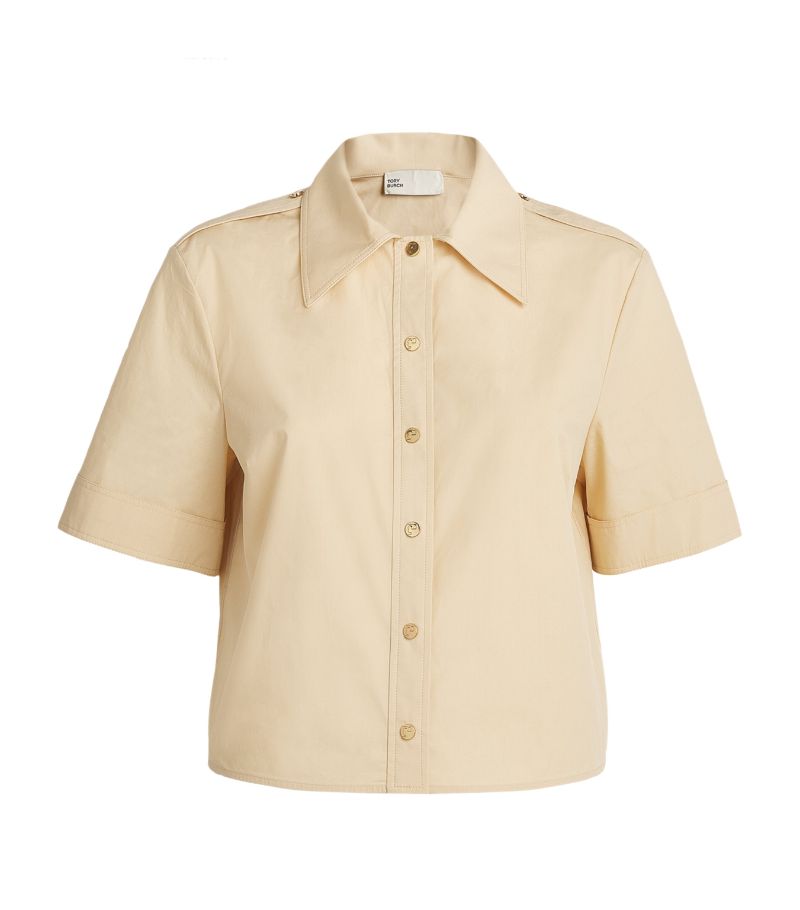 Tory Burch Tory Burch Poplin Camp Shirt