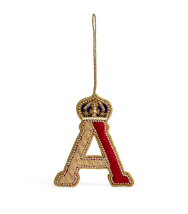 Tinker Tailor Tinker Tailor Crown Alphabet A Tree Decoration