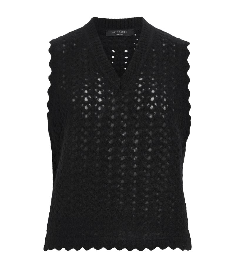 Allsaints Allsaints Openwork Vivian Sweater Vest