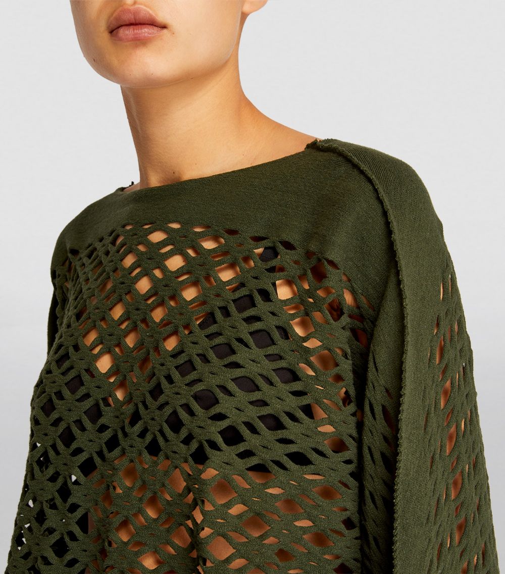 Issey Miyake Issey Miyake Linen Mesh Top