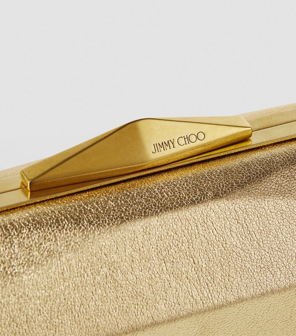 Jimmy Choo Jimmy Choo Leather Diamond Box Clutch Bag