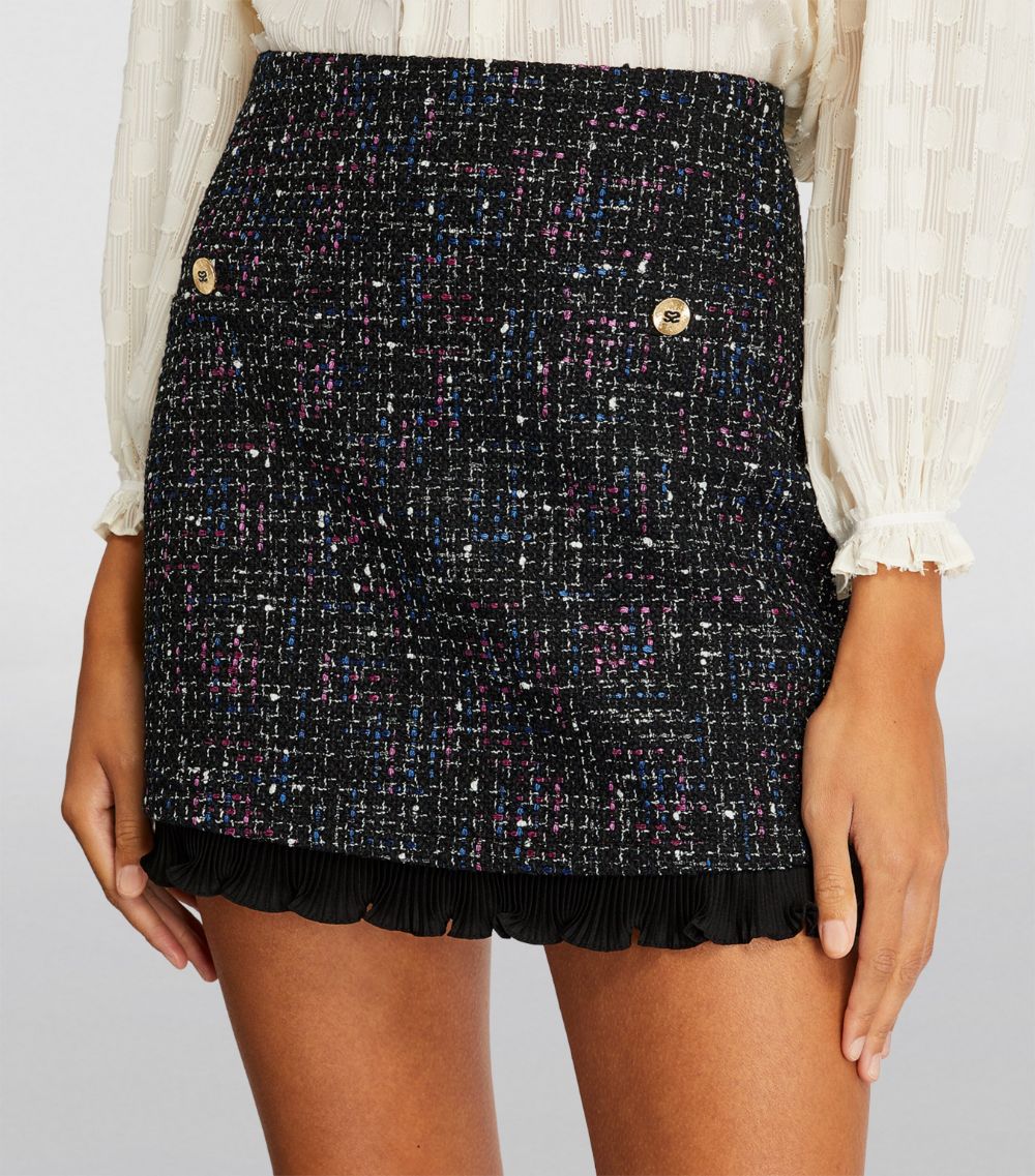  Sandro Tweed Mini Skirt