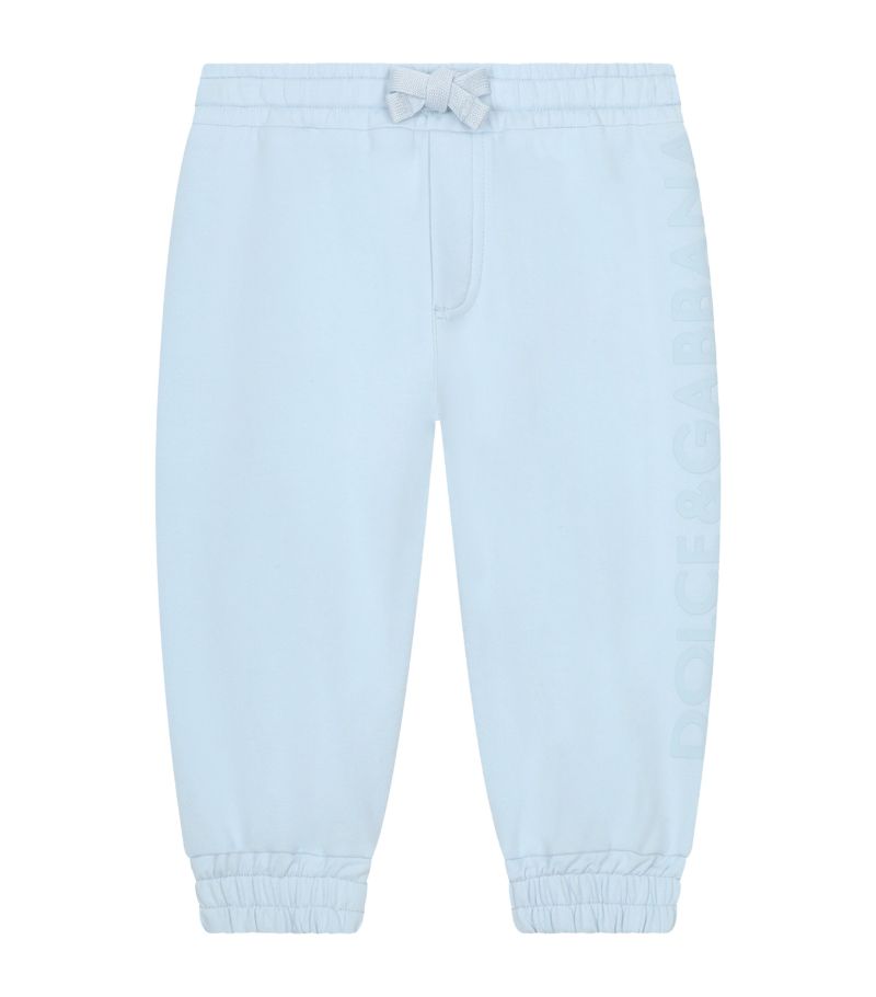 Dolce & Gabbana Dolce & Gabbana Kids Cotton-Cashmere Logo Sweatpants (3-30 Months)