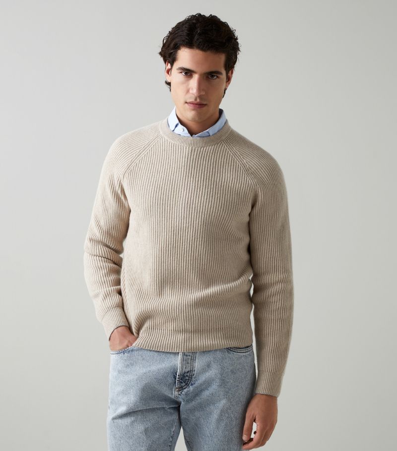 Brunello Cucinelli Brunello Cucinelli Cashmere Ribbed Sweater