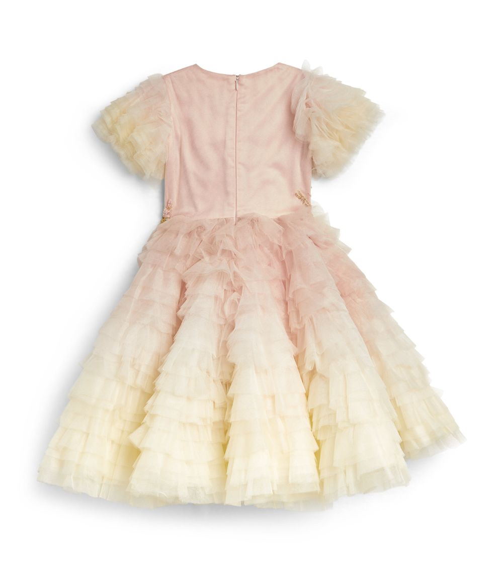 Mischka Aoki Kids Mischka Aoki Kids Embellished Tiered Dress (4-8 Years)