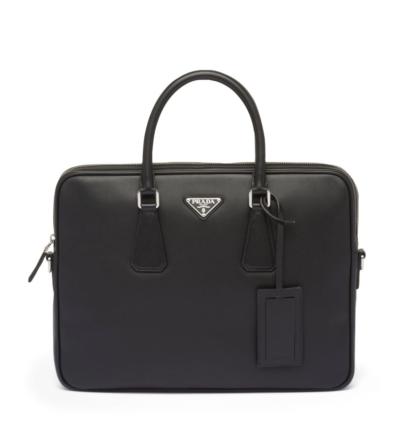 Prada Prada Leather Triangle Briefcase