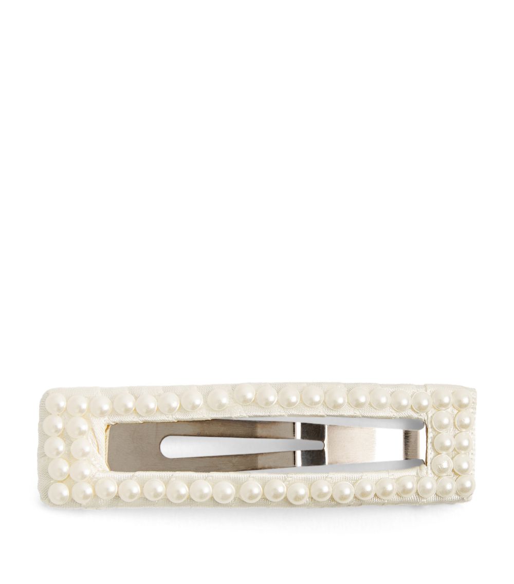 Bari Lynn Bari Lynn Faux Pearl-Embellished Hair Clip