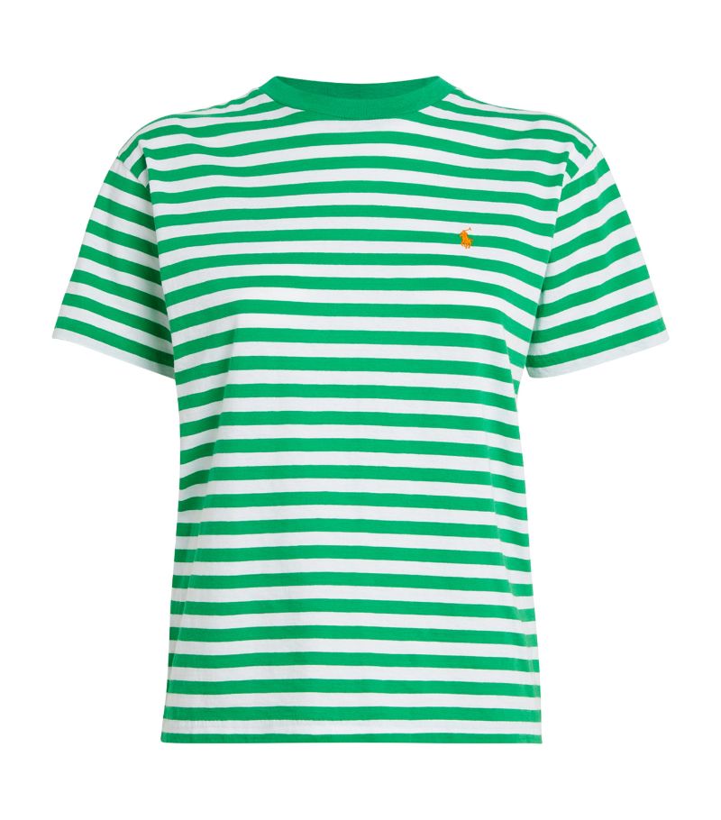 Polo Ralph Lauren Polo Ralph Lauren Cotton Striped Polo Pony T-Shirt