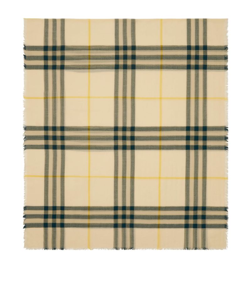 Burberry Burberry Wool Check Scarf