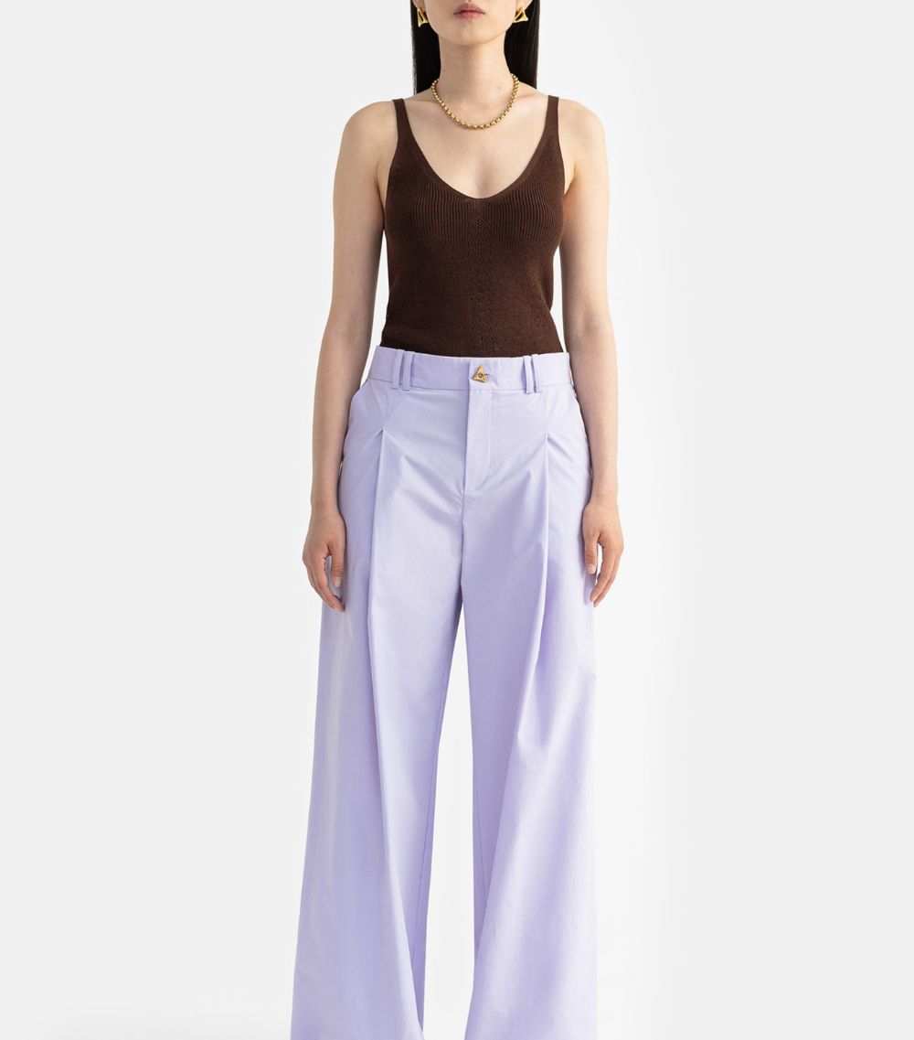 Aeron Aeron Organic Cotton Wellen Wide-Leg Trousers