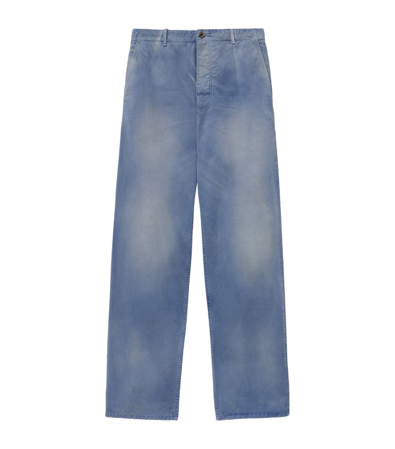 Loewe Loewe Cotton-Blend Baggy Trousers