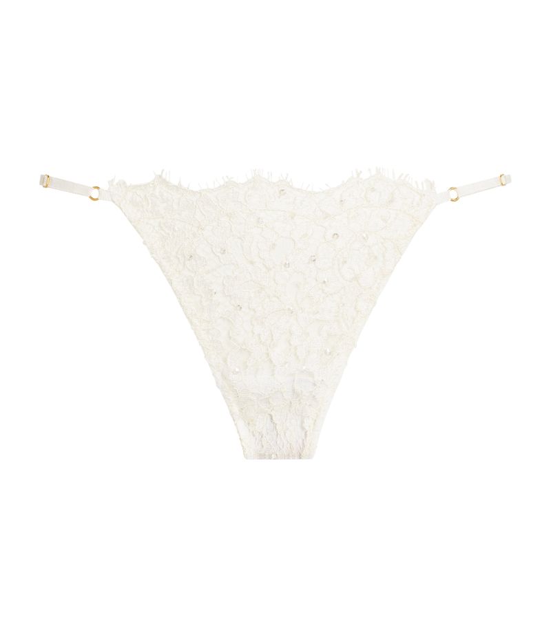 Kiki De Montparnasse Kiki De Montparnasse Lace-Beaded Thong