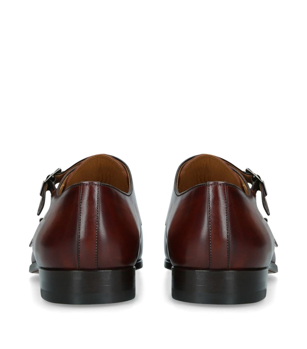 Magnanni Magnanni Burnished Double-Monk Shoes