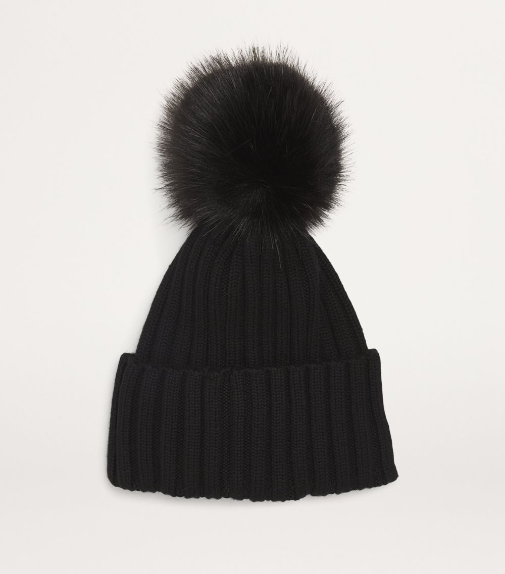 Moncler Moncler Ribbed Pom-Pom Beanie