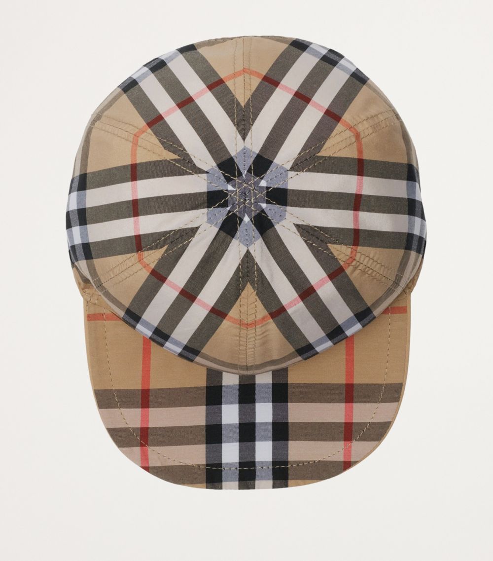 Burberry Burberry Kids Cotton Reversible Check Cap